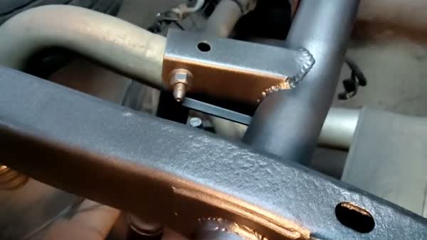 New crossmembers welded in and coated
